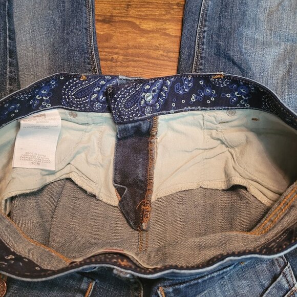 Levi's Jeans Size 10 Perfect Waist 525 Bootcut Mid Rise Button Flap Pockets - Picture 4 of 11